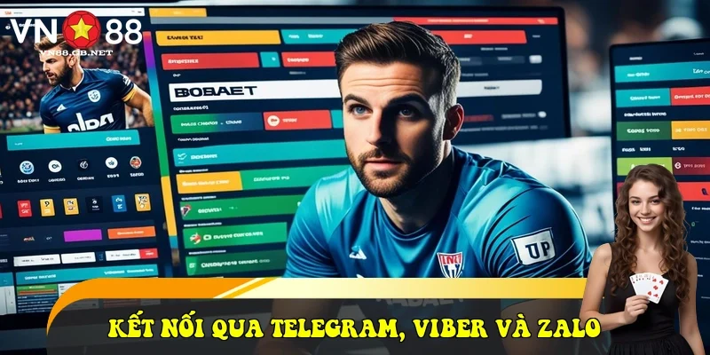 Kết nối qua Telegram, Viber và Zalo Kết nối qua Telegram, Viber và Zalo